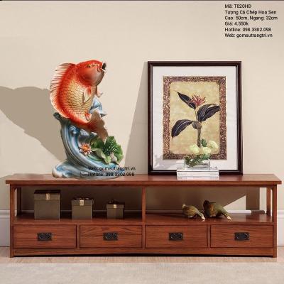 tượng cá, tượng cá bằng sứ, tượng trung quốc, sản phẩm trang trí nhà cửa